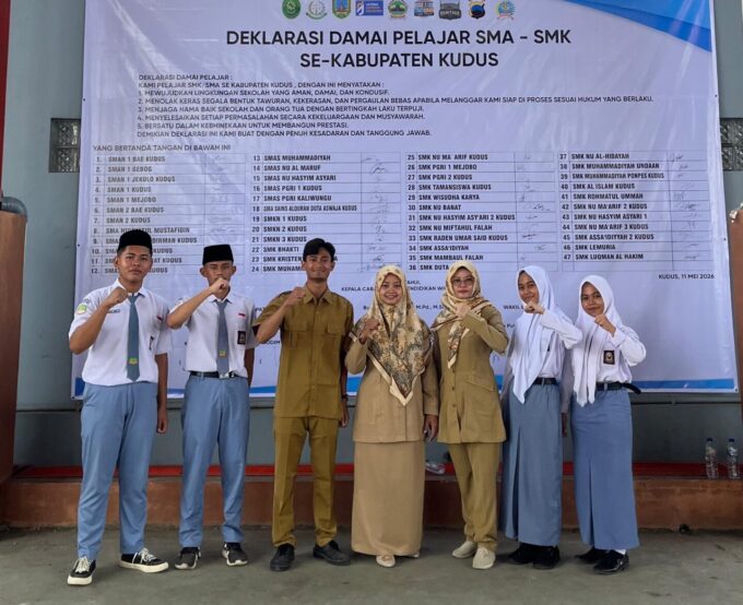 Deklarasi Damai Pelajar SMA/SMK Se-Kabupaten Kudus 2026