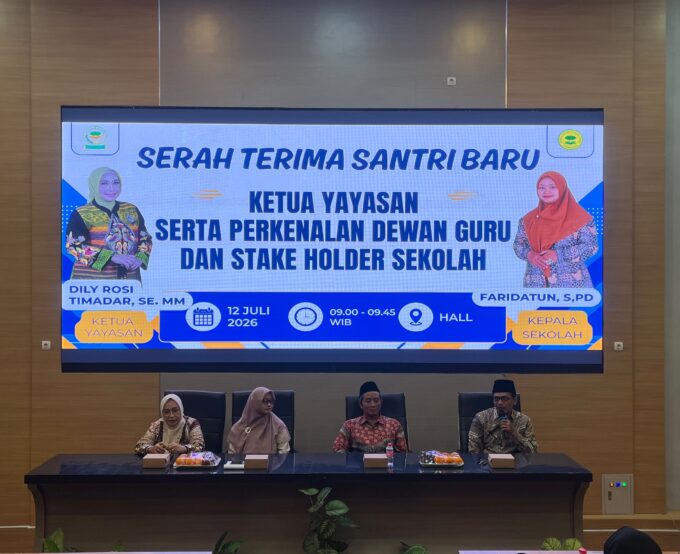 Serah Terima Santriwan dan Santriwati Baru